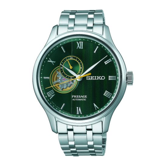 Picture of Seiko Presage ‘Japanese Zen Gardens’ in Fern green