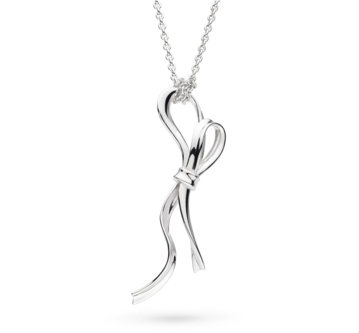 Picture of Serenity Ribbon Bow Loop Necklace