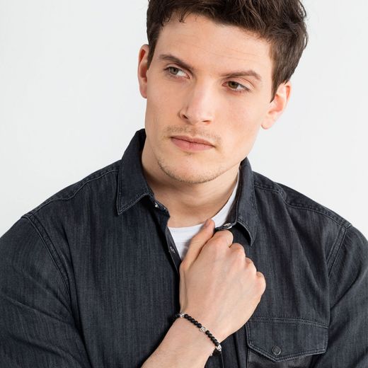 Picture of Skull Black Bracelet 