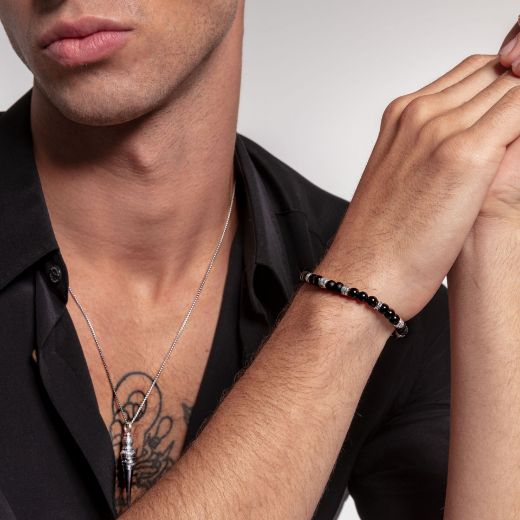 Picture of Lucky Charm Black Bracelet 