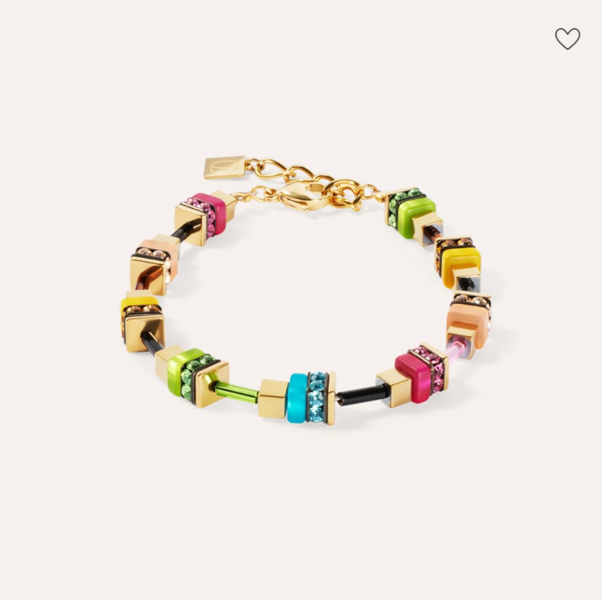 Picture of Boho Sunset Rainbow Cube Bracelet