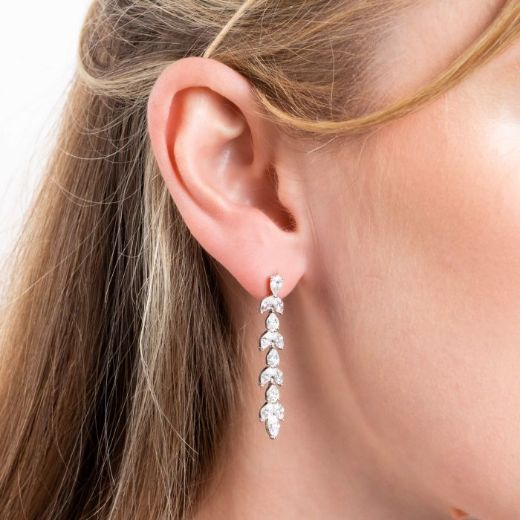 Picture of Diamonfire Vine Drop Earrings
