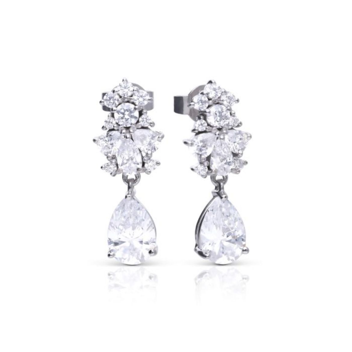 Picture of Ornate Statement Teardrop Earrings