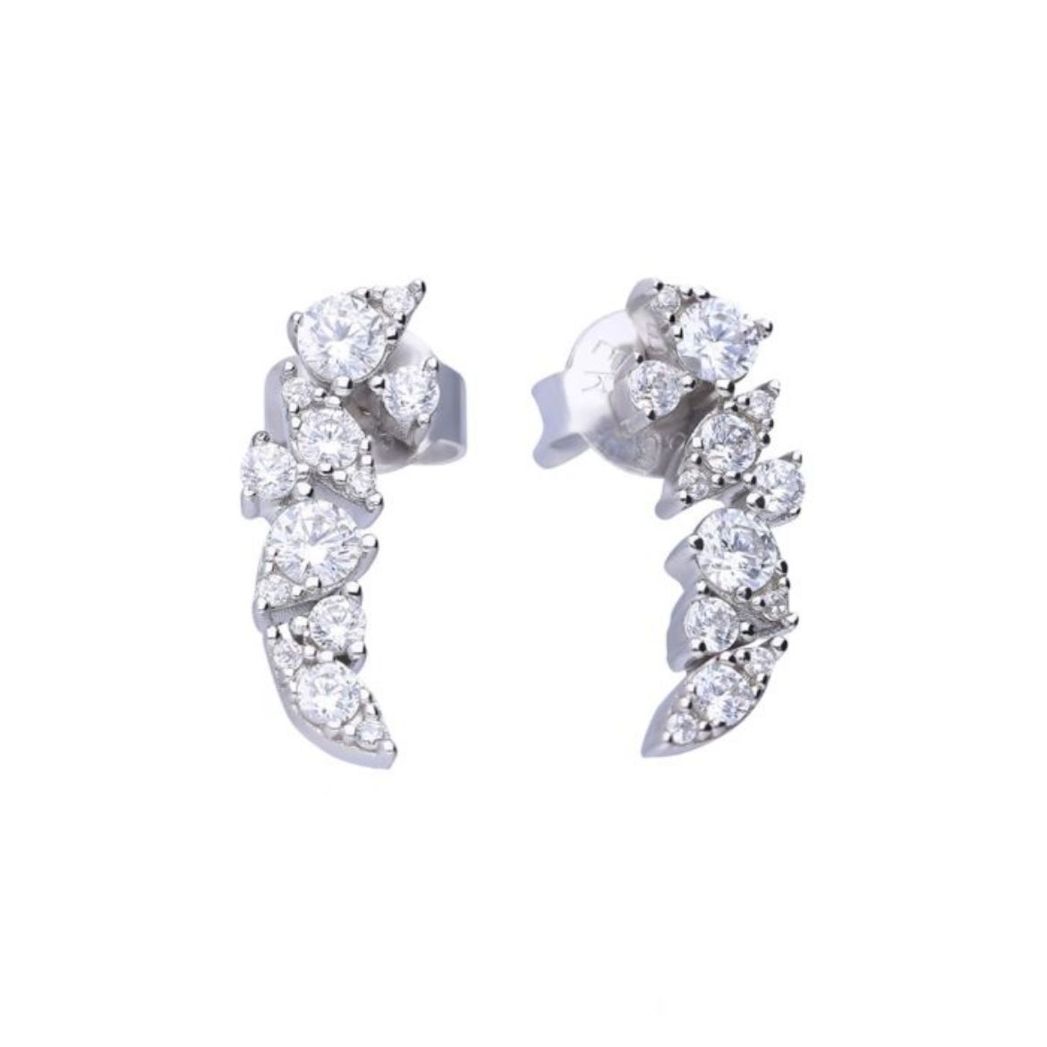Picture of Cluster Zirconia Drop Earrings