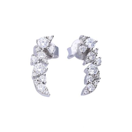 Picture of Cluster Zirconia Drop Earrings