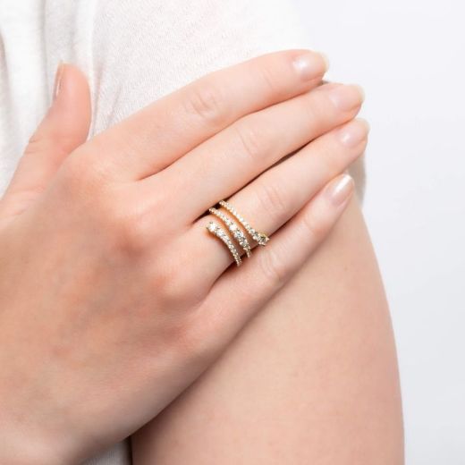 Picture of Wrap Around Ring Gold 