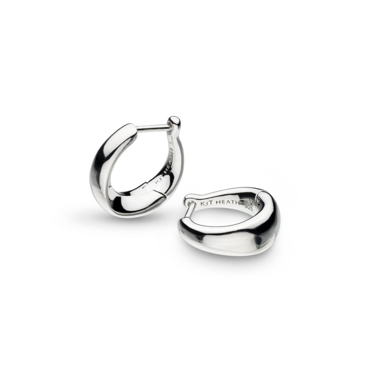 Picture of Bevel Cirque Small Hinged Huggie Hoop Earrings