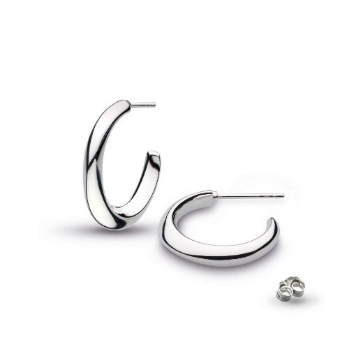 Picture of Bevel Cirque Midi Hoop Earrings