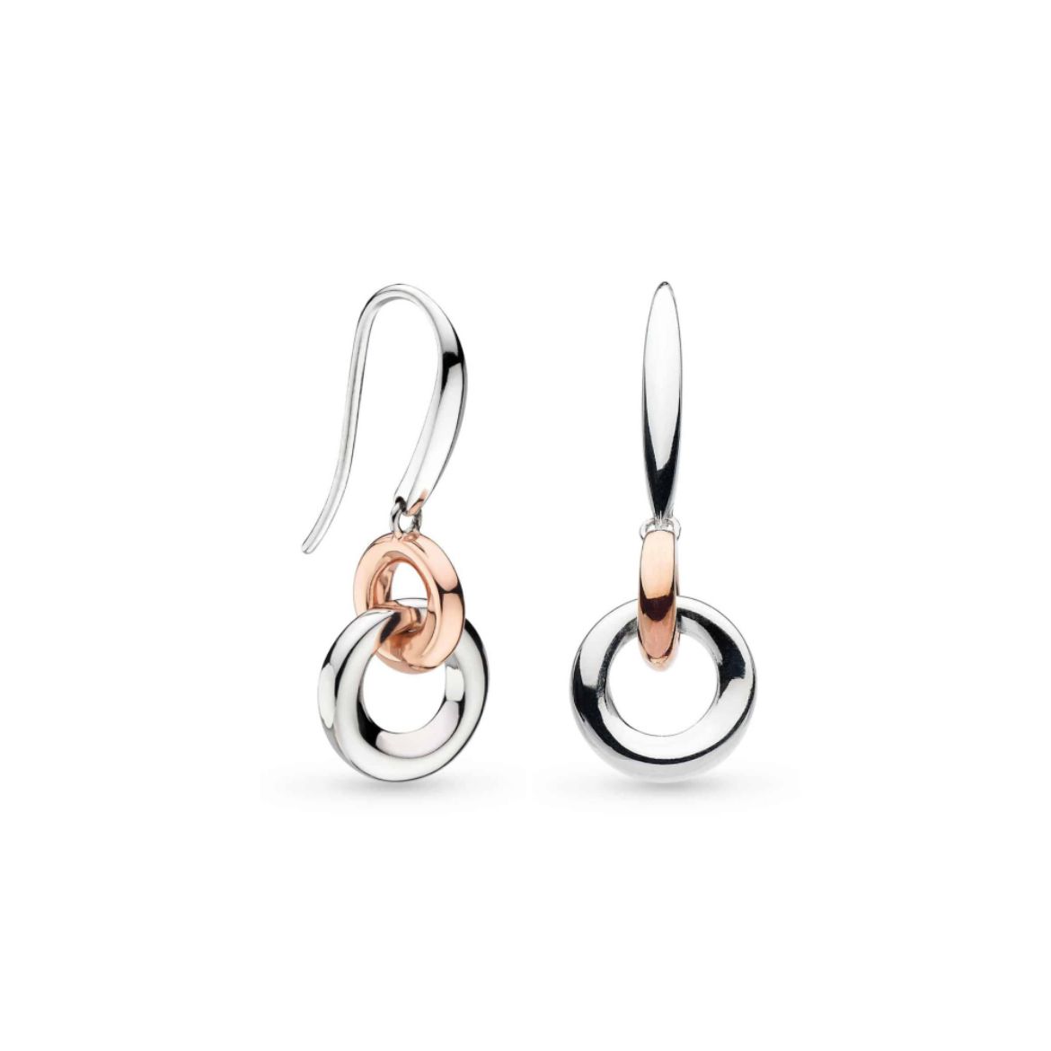 Picture of Bevel Cirque Link Blush Drop Earrings