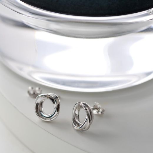 Picture of Bevel Trilogy Stud Earrings