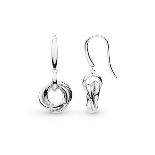 Picture of Bevel Trilogy Link Drop Earrings