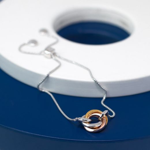 Picture of Bevel Trilogy Toggle Bracelet