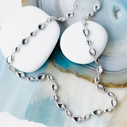 Picture of Coast Pebble Linking Pebbles Necklace 