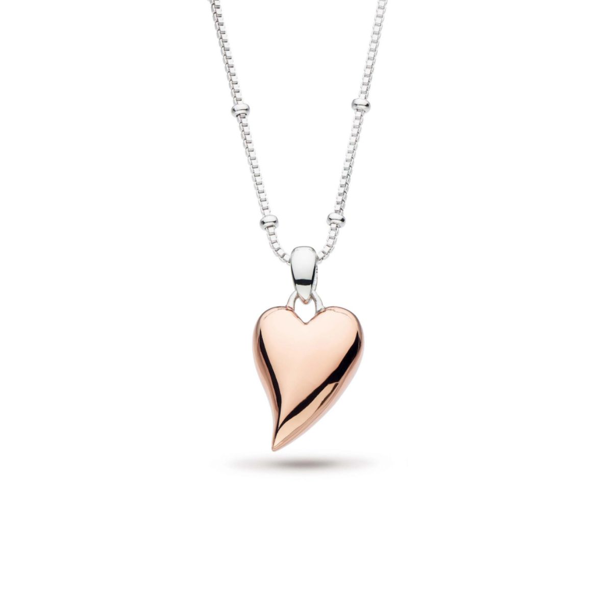 Picture of Desire Cherish Blush Heart Necklace Rose Gold