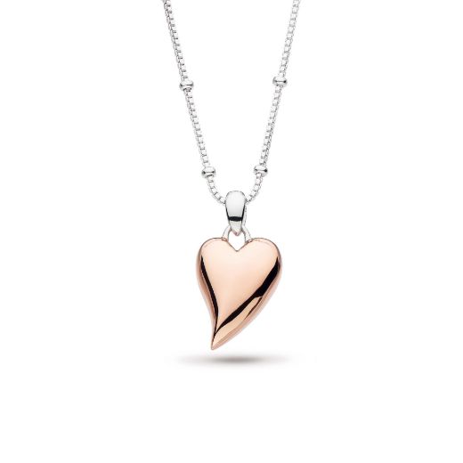Picture of Desire Cherish Blush Heart Necklace Rose Gold
